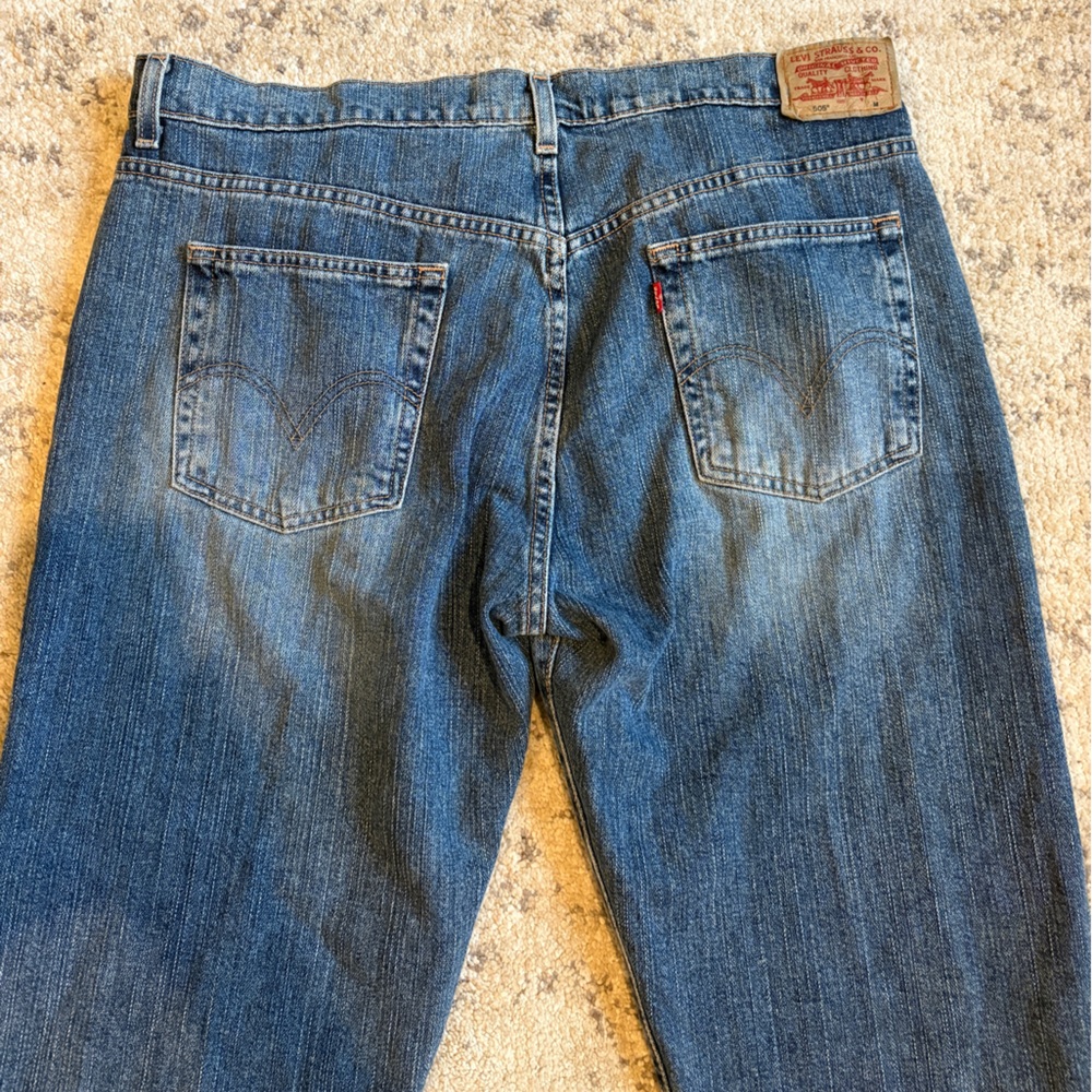 Vintage Y2K Levi’s 505 Jeans Women’s Size 16 M Straight Leg Nouveau Low - Picture 6 of 13